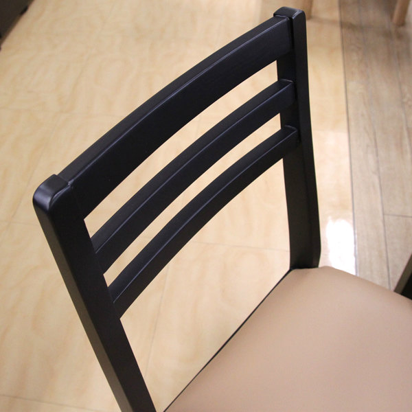 ダイニングチェア ポンテウッド BK 2脚セット Dining PONTE 家具の