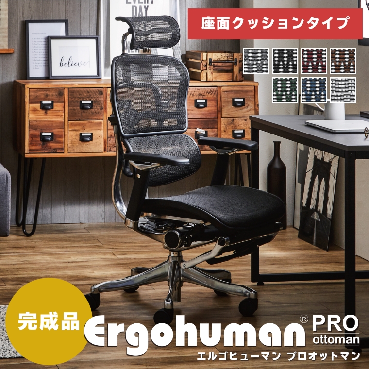 送関込 エルゴヒューマンプロ オットマン付き - crumiller.com