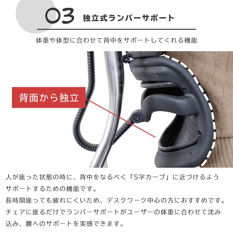 組立不要】 エルゴヒューマン プロオットマン 座面クッション