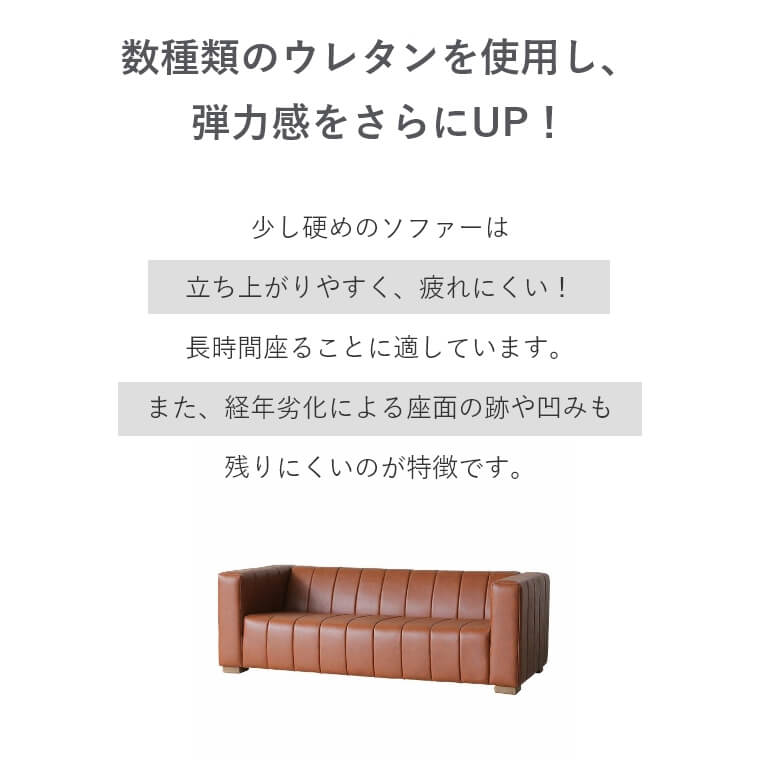 開梱設置】ボストン 3人掛けソファー/ソファ/ヴィンテージ風/ユーロ