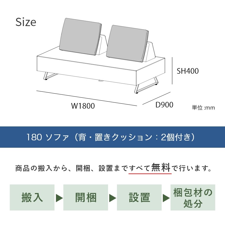 開梱設置】ソファを自由に楽しもう！どちらからでも腰かけられる