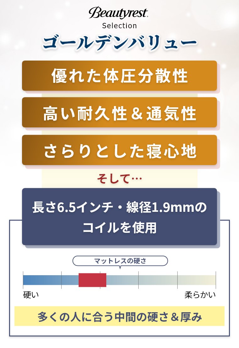 �V�����Y �}�b�g���X �S�[���f���o�����[ �Z���N�V���� �N�C�[�� 24.5cm�� 6.5�C���` AB2111A �J���ݒu