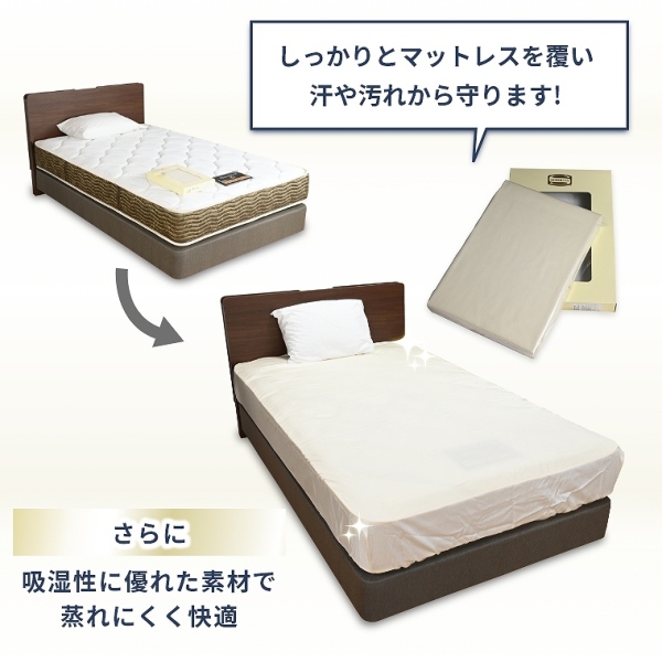 シモンズ ボックスシーツ ダブルサイズ 35cm厚 ファインラグジュアリー