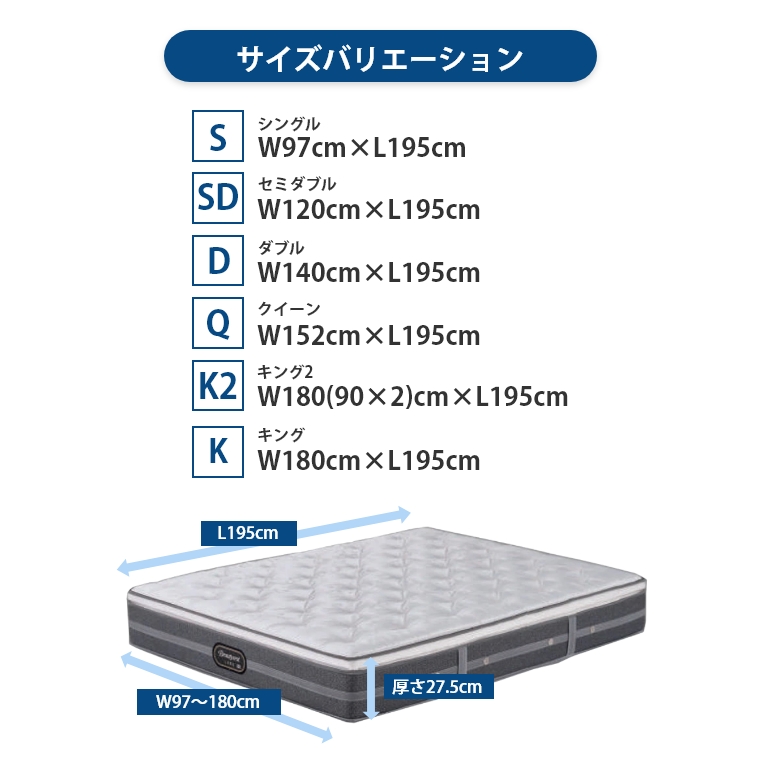 シモンズ リュクス マットレス プレシャスピロートップ S シングル