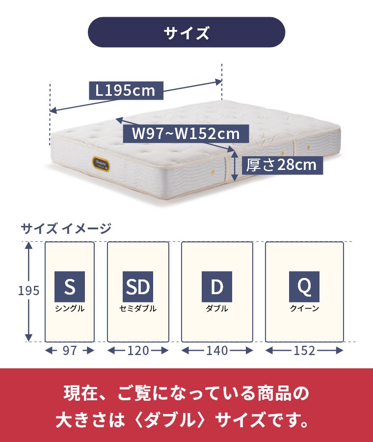 指定地域内送料無料★シモンズ★Dマット★ゴールデンバリュープレミアム★ シモンズ マットレス ゴールデンバリュー プレミアム ダブル 28cm厚