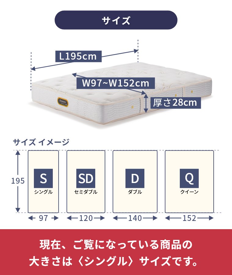 シモンズ マットレス ゴールデンバリュー ピロートップ