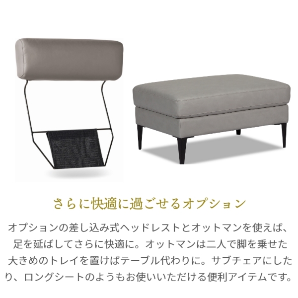 開梱設置】ギャラクシー galaxy® ノールダール ソファ 2.5人掛け