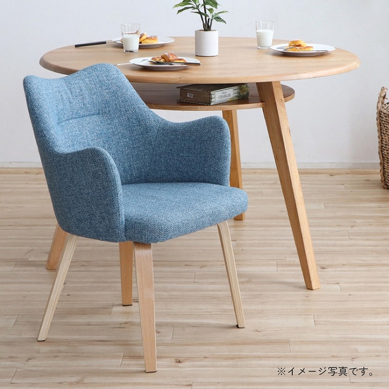 北欧インテリアの雰囲気が可愛い Noil ノイル チェア GY/BL 東馬