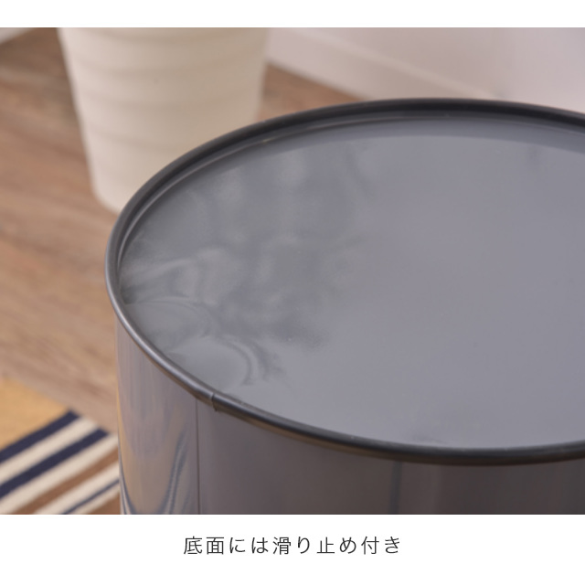 中容器付き！お手入れ簡単！プッシュ式ゴミ箱 40L LFS-234 家具の