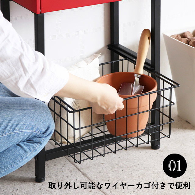 ダイヤル錠付き＆大きな取り出し口で便利！ かご付きポスト 【Moil