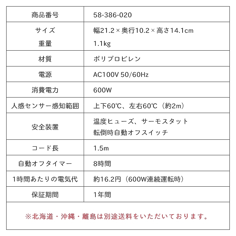 即日出荷対応】デスク上にも！足元置きにも！人感センサー付 ミニセラミックヒーター CH-T1832 スリーアップ (デスクヒーター/足元ヒーター/ オフィス/デスクワーク/電気ストーブ/小型) 家具のホンダ インターネット本店 ラグ・カーペット・じゅうたん・テーブルマット匠の ...