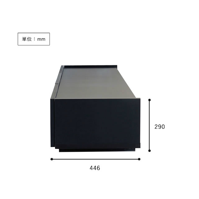 シンプルな黒の質感を感じるテレビボード Derno デルノ 170 ローボード 家具のホンダ インターネット本店 ラグ カーペット じゅうたん テーブルマット匠の通販サイト