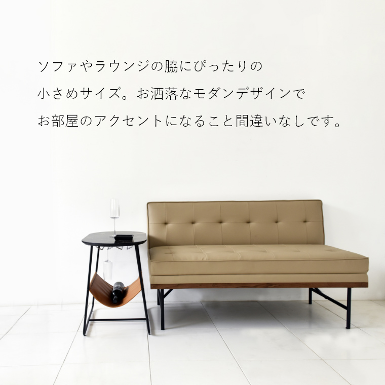 大理石のセラミック製天板が高級感と清潔感を演出！ ラフト サイド
