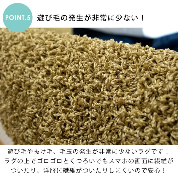 ふんわりソフトタッチなシャギーラグ スミトロンニューツイスティ 261