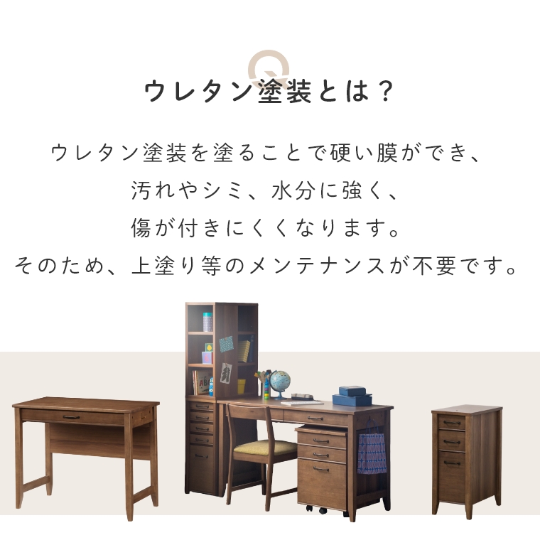 上置き付き学習机（3007-42AB） 粗かっ