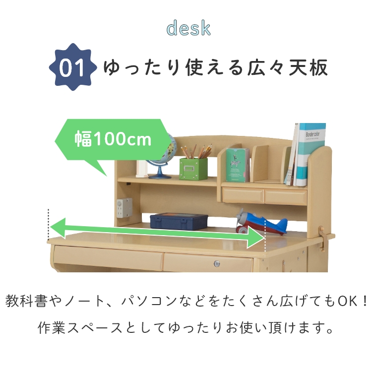 4点セット】 自由にレイアウトできるデスク ピース3 100デスク+ 4点セット】 自由にレイアウトできるデスク ピース3 100デスク+