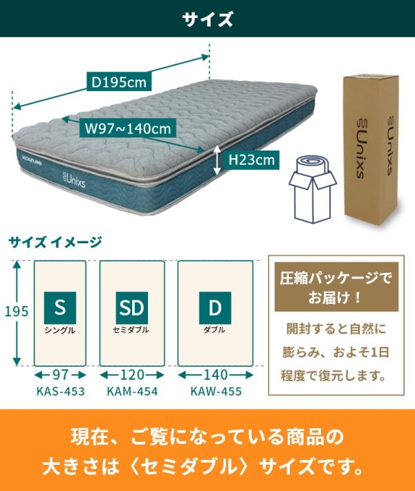 Unixs jNX |PbgRC}bgX SD Z~_u KAM-454i 23cm^ʁ^sz^gbp[^Ɍ^k}bgX^RCY~^KOIZUMI j