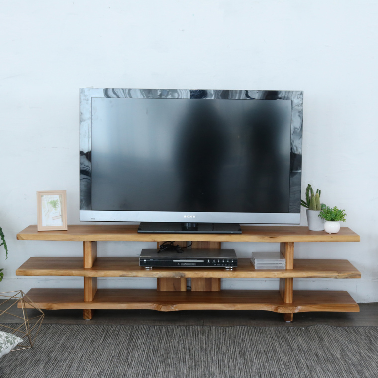 木本来の形をそのまま活かしたテレビボード。 TVボード 150cm幅 BREEZE W105WX サンフラワーラタン｜家具・インテリアの通販
