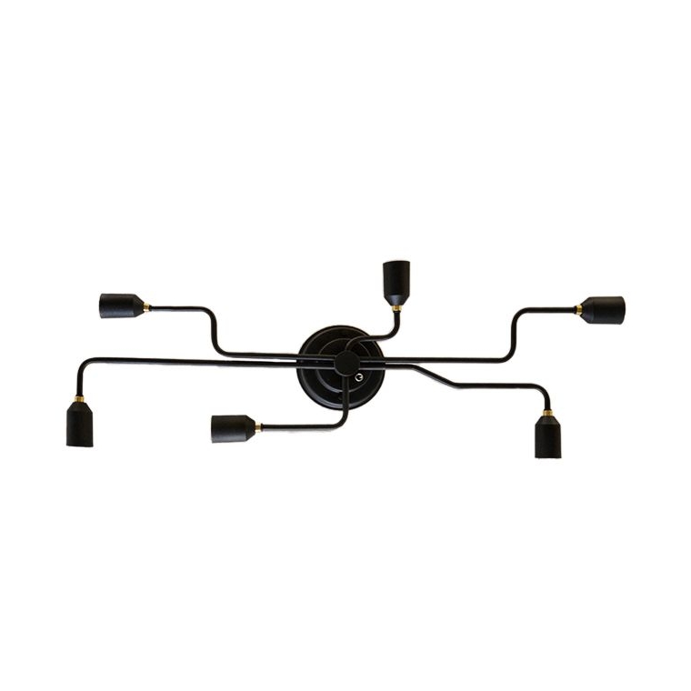 【美品】ELUX LB2-CC-19 ブラック シーリングライト アウトレット品 ELUX エルックス シスコ LB2-CC-19 5灯シーリング