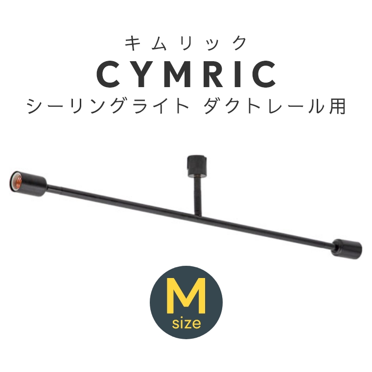 2灯タイプのダクトレール用シーリングライト CYMRIC シーリングライト