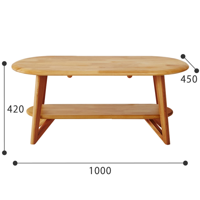 ビッツ センターテーブル VITZ CENTER TABLE 100 W100×D45×H42cm 家具