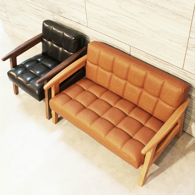 NEWMERCURYソファPVCBE/BK/BR/IV/RD