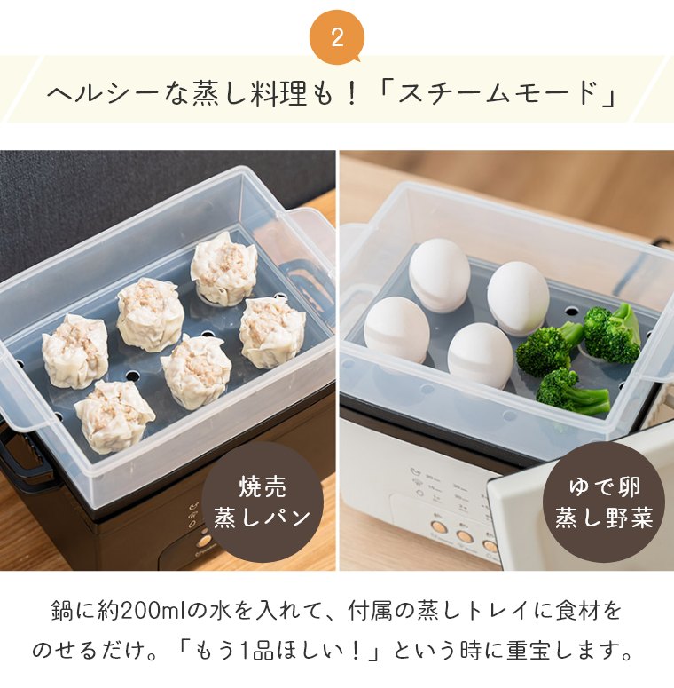 サラダチキンメーカー グランデ 楽しく使えるWEBレシピ付