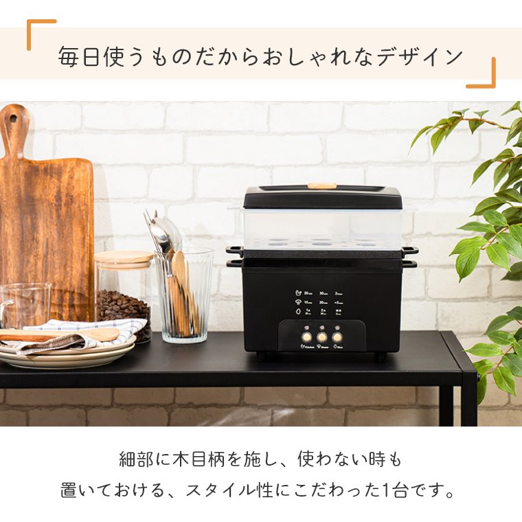 サラダチキンメーカー グランデ 楽しく使えるWEBレシピ付（スチーマー