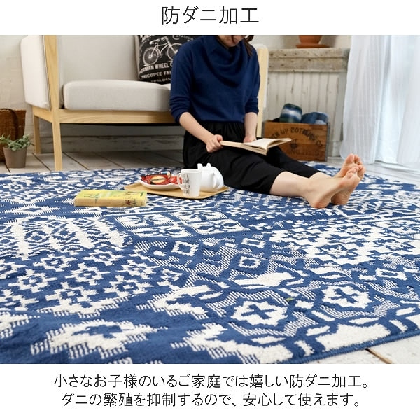 お部屋に合わせやすい西海岸デザインのラグ トカーニ 130×185cm スミノエ 家具のホンダ インターネット本店 ラグ ・カーペット・じゅうたん・テーブルマット匠の通販サイト