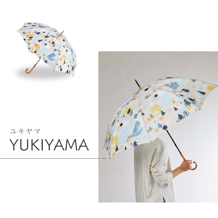 誰かに自慢したくなるような個性的な傘 YUKIYAMA ユキヤマ 親骨：60cm